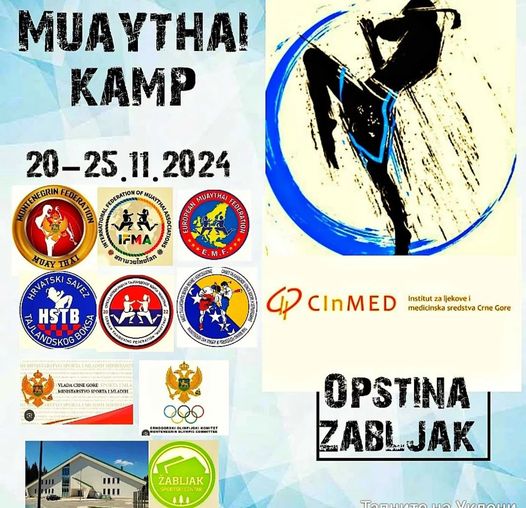 Opština Žabljak zajedno sa Muaythai savez Crne Gore organizuje Međunarodni turnir i kamp Žabljak 2024